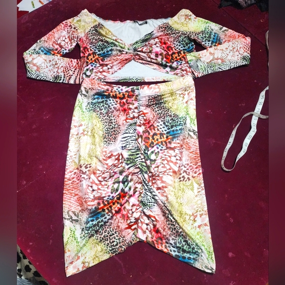 SHEIN Dresses & Skirts - Snakeskin & Leopard Print Halter Top & Skirt outfit